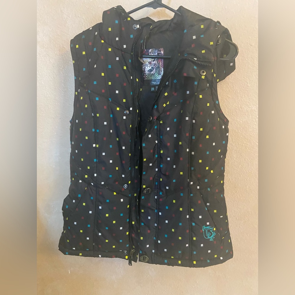 Burton dry ride winter snow vest Size M